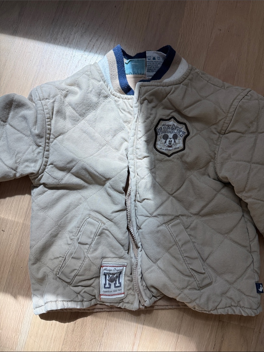 Quilted kids Mickey Mouse Jacket